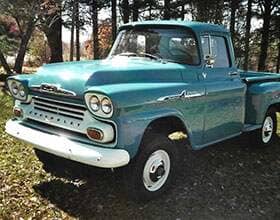 1958 Chevrolet Apache truck restoration