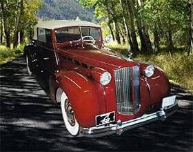 1937 Packard auto restoration