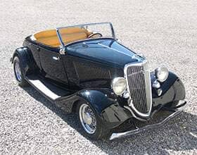 1936 Ford Convertible car restoration